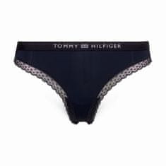 Tommy Hilfiger Dámská tanga Tonal Logo Lace Velikost: S UW0UW04184-DW5