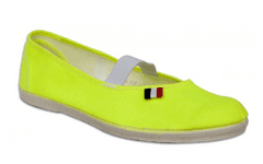 TOGA - výroba obuvi dětské cvičky JARMILKY neonově žluté velikost 38 (25 cm)