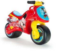 Injusa Mickey Mouse dětská vycházková motorka, Červené