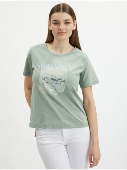 Orsay Světle zelené dámské tričko