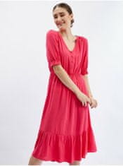 Orsay Tmavě růžové dámské šaty 34