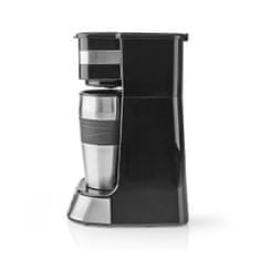 Nedis KACM310FBK osobní kávovar s termohrnkem 420 ml, časovač, černá