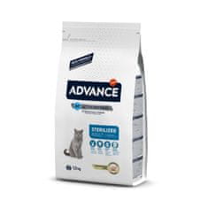 ADVANCE Sterilized Turkey - Suché Krmivo S Krůtou Pro Sterilizované Kočky 1,5 Kg