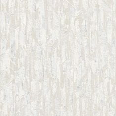Žíhaná šedo-bílá vliesová tapeta A53601, 0,53 x 10,05 m