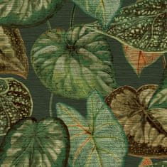 Strukturovaná vliesová tapeta, zelené listy TA25054 Tahiti, 0,53 x 10,05 m