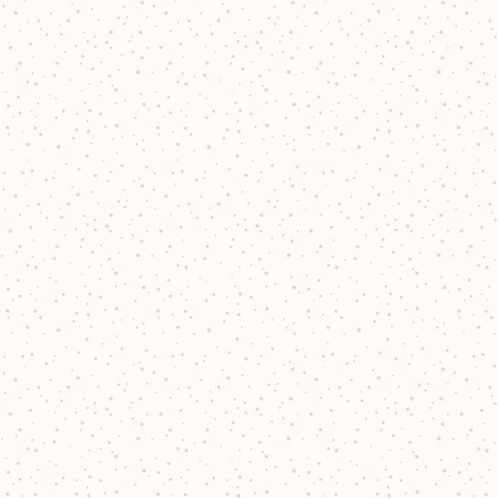 Bílá dětská vliesová tapeta s růžovými hvězdičkami, 7005-3, Noa, 0,53 x 10,05 m