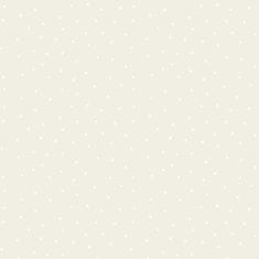 Béžová vliesová tapeta na zeď- bílé puntíky, 7007-2, Noa, 0,53 x 10,05 m