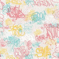 Vliesová tapeta pro teenagery - graffiti - M51310, My Kingdom, 0,53 x 10,05 m