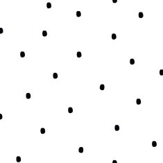 Bílá papírová tapeta s černými puntíky 3359-1, Oh lala, 0,53 x 10,05 m
