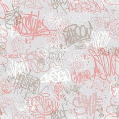 Vliesová tapeta pro teenagery - graffiti - M51303, My Kingdom, 0,53 x 10,05 m