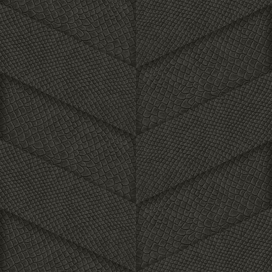 Vliesová tapeta černá, parketový vzor kůže 347795, Luxury Skins, 0,53 x 10,05 m