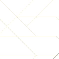 Bílá vliesová tapeta se zlatými liniemi 139143, Art Deco, 0,53 x 10,05 m