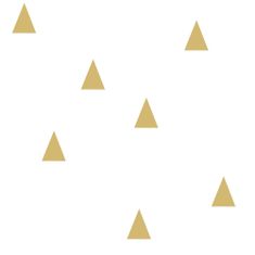 Bílá vliesová tapeta se zlatými trojúhelníky 138943, Little Bandits, Black & White, 0,53 x 10,05 m