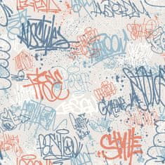 Vliesová tapeta pro teenagery - graffiti - M51301, My Kingdom, 0,53 x 10,05 m