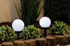 LUMILED 12x Solární zahradní lampa LED do země ATRIS 10cm