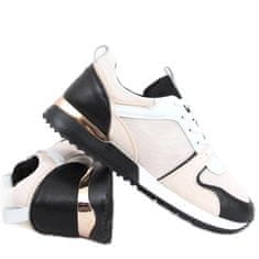 Sportovní obuv Montse BLACK/BEIGE velikost 37