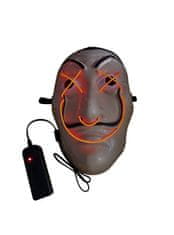 Leventi LED světelná Karnevalová maska - La casa de papel