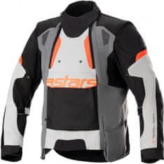 Alpinestars bunda HALO DRYSTAR dark gray/ice černo-oranžovo-bílo-šedá L