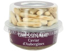 Gressinade - křupavé tyčinky a lilkový kaviár, 150g