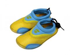 Alba Dětské neoprenové boty do vody žlutomodré 24