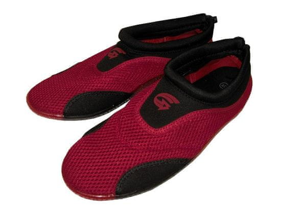 Alba Dámské neoprenové boty do vody červeno-černé 36