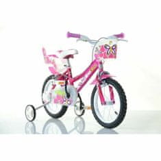 Dino bikes Dětské kolo 166R růžové 16