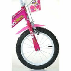 Dino bikes Dětské kolo 166R růžové 16