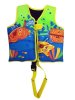 HolidaySport Dětská neoprenová plovací vesta Neo Splash Pirates žlutá 18-30 kg