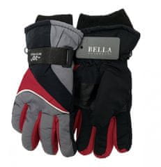 HolidaySport Dětské zimní rukavice Bella Accessori 9009-6 šedá