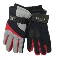 HolidaySport Dětské zimní rukavice Bella Accessori 9011S-6 šedá