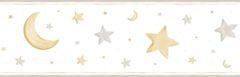 Dětská samolepící bordura Hvězdičky, měsíc 470-3, Pippo, 0,16 x 5 m