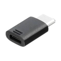 IZMAEL Adaptér Micro USB na Typ C - Černá KP26299