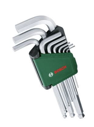 Levně Bosch sada šestihranných klíčů 9 ks (1.600.A02.BX9)