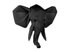 Present Time Nástěnná hlava slona Elephant 45 cm Origami Present Time