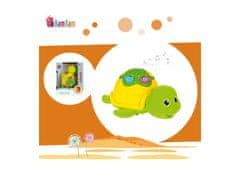 sarcia.eu Vzdělávací hračka, zábavná želva s ukolébavkou, hudební želva 18m+, BamBam 