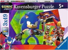 Ravensburger Puzzle Sonic Prime 3x49 dílků