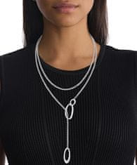 Calvin Klein Dlouhý ocelový náhrdelník Sculptural 35000356