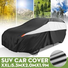 SONNENH Venkovní voděodolné UV odolné autokryt černé pro Range Rover 4X4 SUV