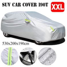 SONNENH Univerzální ELUTO YXXL SUV plachta na auto, ochrana proti prachu, dešti a sněhu