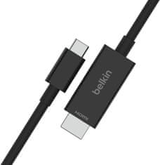 Belkin kabel USB-C na HDMI 2.1, 2m, černá, AVC012bt2MBK - rozbaleno