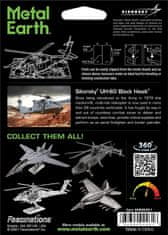 Metal Earth 3D puzzle Vrtulník Black Hawk