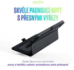 EPICO Spello by flipové pouzdro pro Samsung Galaxy A34 5G, černá