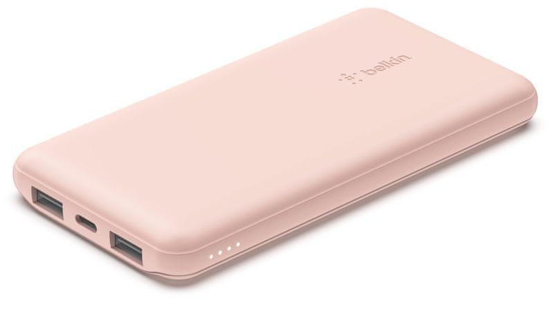 Levně Belkin USB-C PowerBanka, 10000mAh, růžová, BPB011btRG