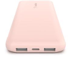 Belkin USB-C PowerBanka, 10000mAh, růžová, BPB011btRG