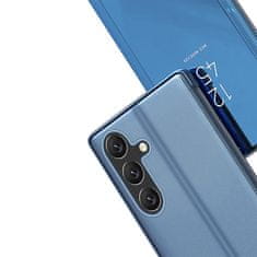 MG Clear View knížkové pouzdro na Samsung Galaxy A54 5G, modré