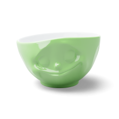 Miska "Šťastná" ve světle zelené barvě, 500 ml
