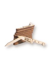Hravé dřevo Dřevěný steakový zápich nůž - WELL balení po 10 ks