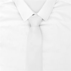NANDY Klasická pánská kravata - bílá