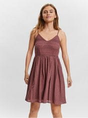 Vero Moda Dámské šaty VMHONEY Regular Fit 10220925 Rose Brown (Velikost S)