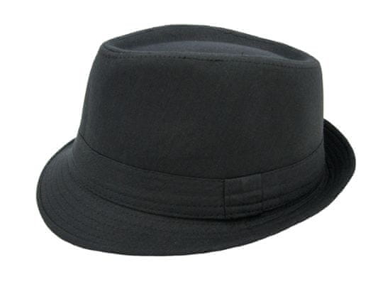 Aleszale Panamský klobouk Trilby pro muže a ženy Pruhované - černá/bílá